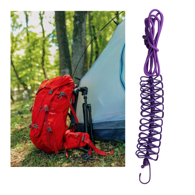 Corde à linge de camping extensible (4m)