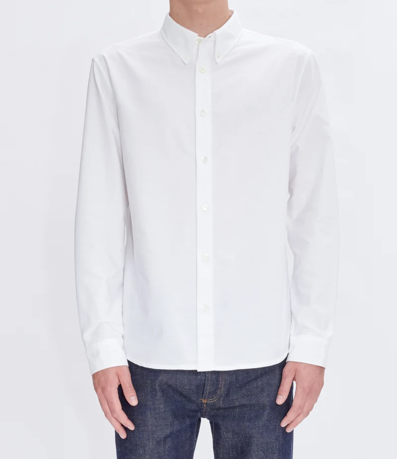 A.P.C. Chemise Greg Blanc