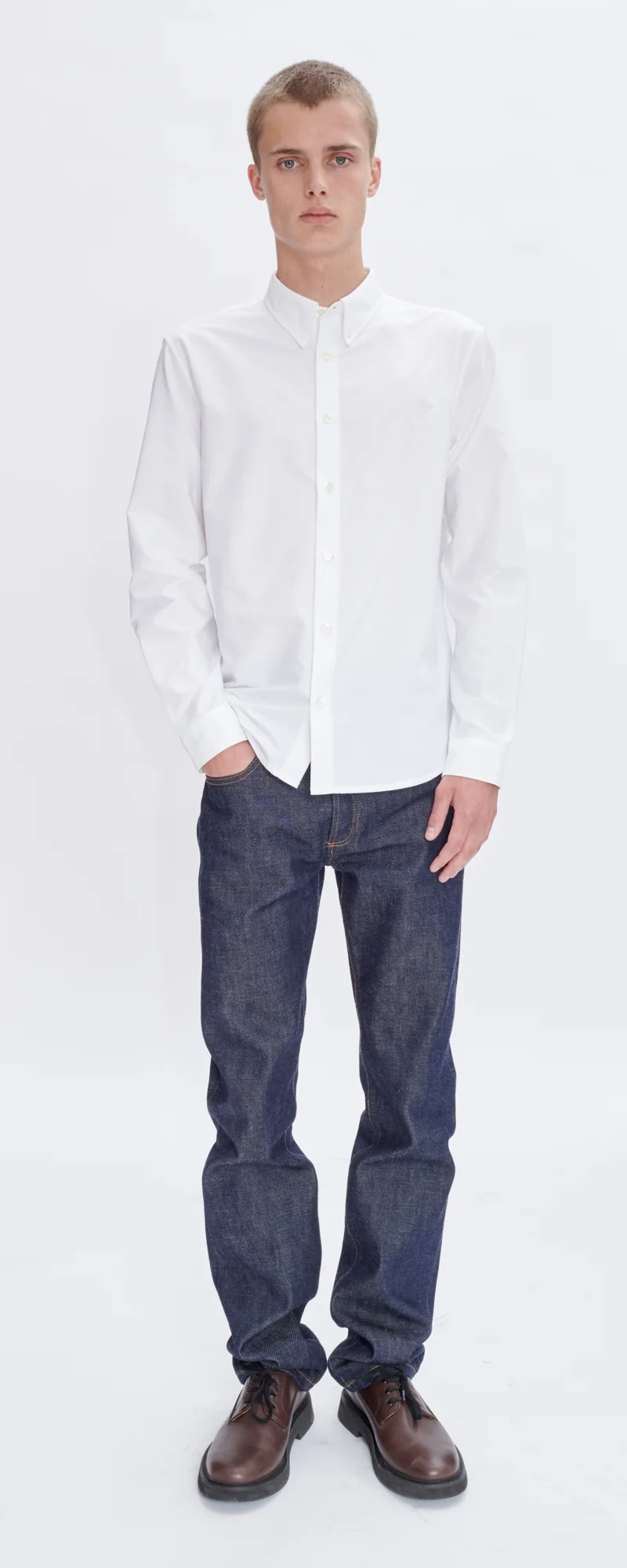 A.P.C. Chemise Greg Blanc