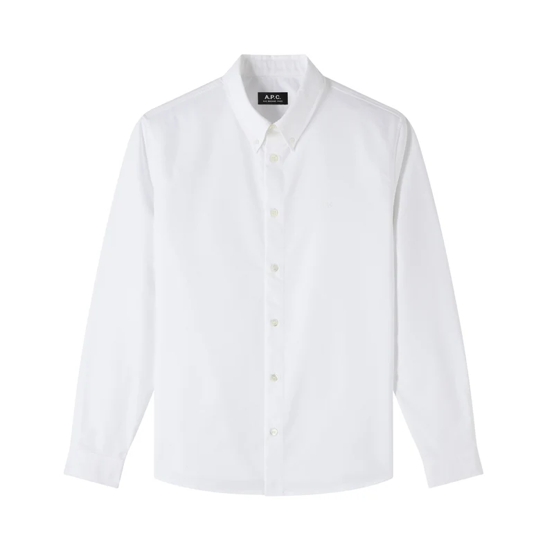 A.P.C. Chemise Greg Blanc