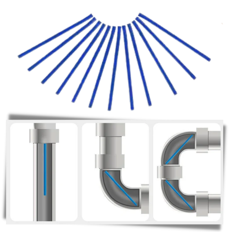 Lot de 12 bâtonnets de nettoyage pour évier