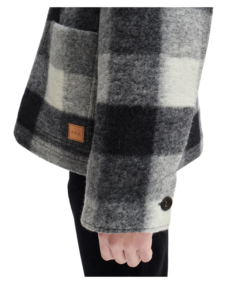 A.P.C. Veste Emile en Laine Anthracite