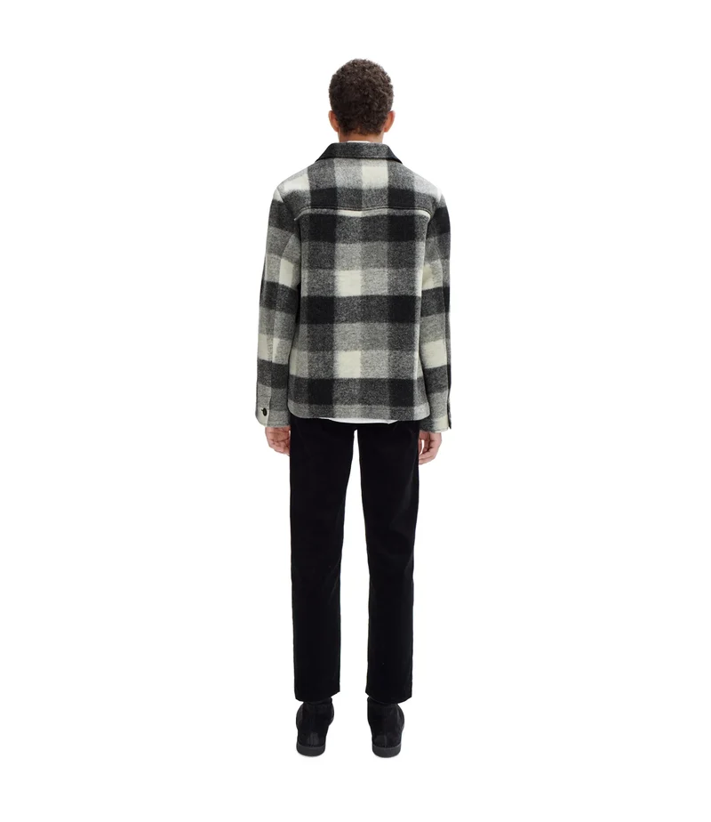 A.P.C. Veste Emile en Laine Anthracite
