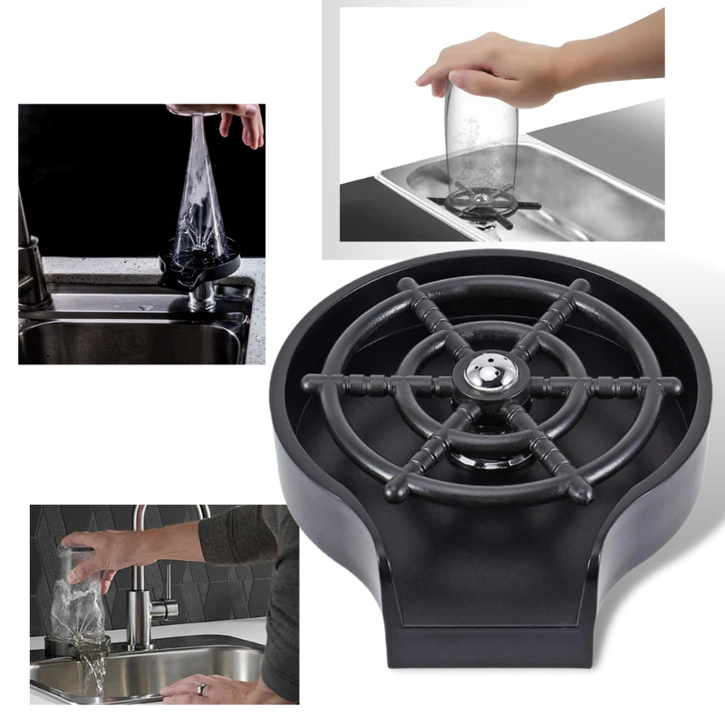 Laveuse et rinceuse automatique de verres