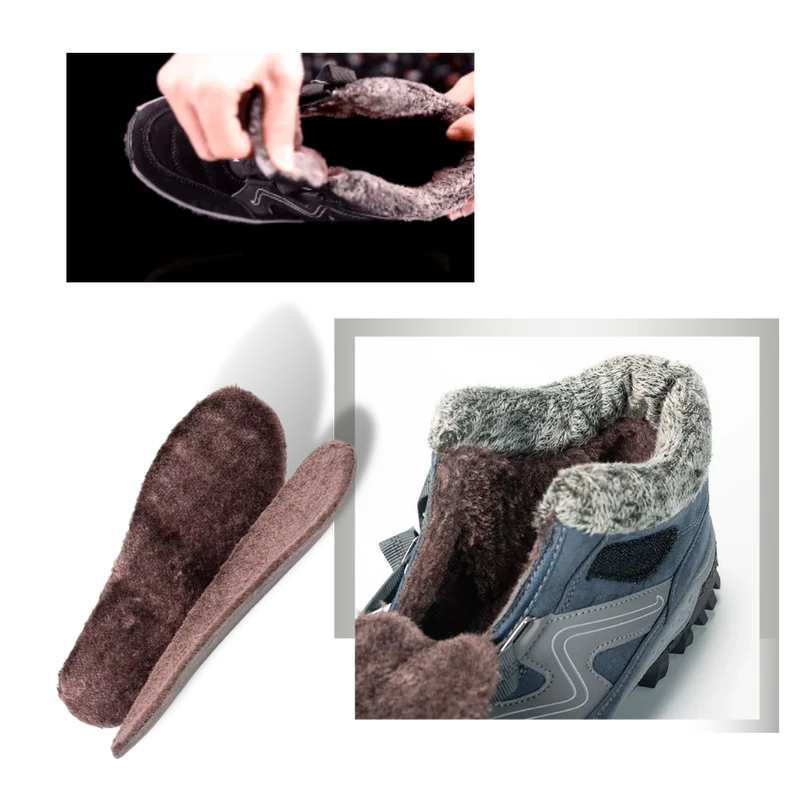 Bottes d'hiver en cuir