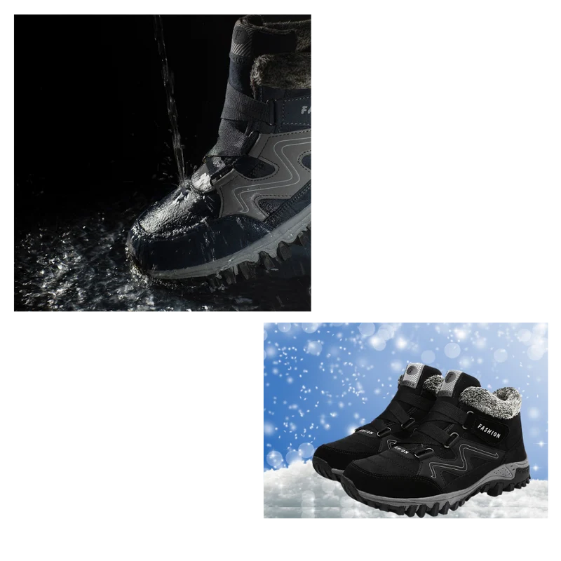 Bottes d'hiver en cuir