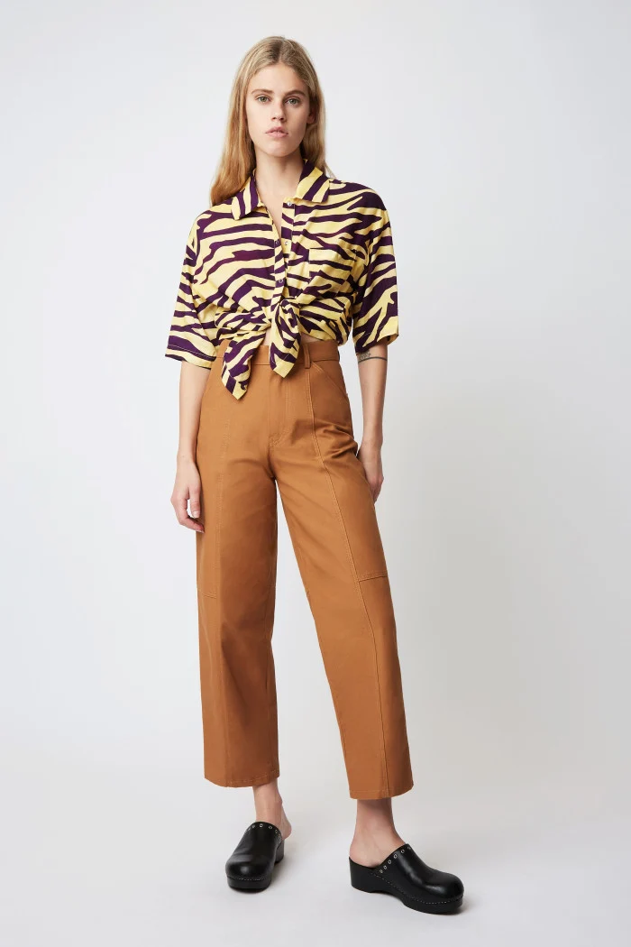 Roseanna Pantalon Kitten Drugstore Caramel