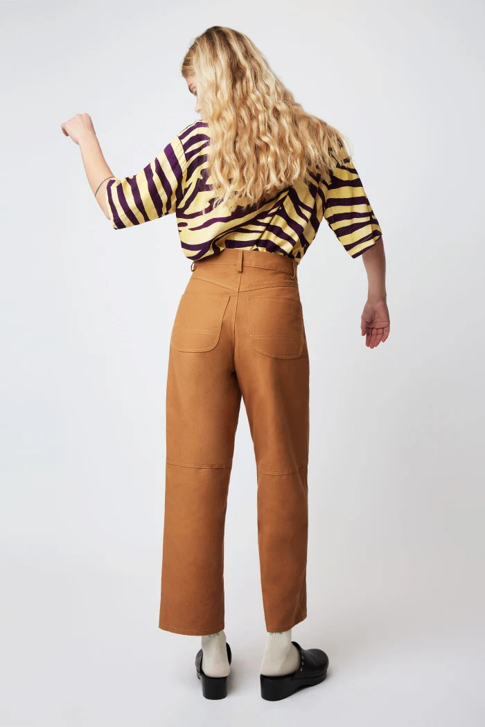 Roseanna Pantalon Kitten Drugstore Caramel