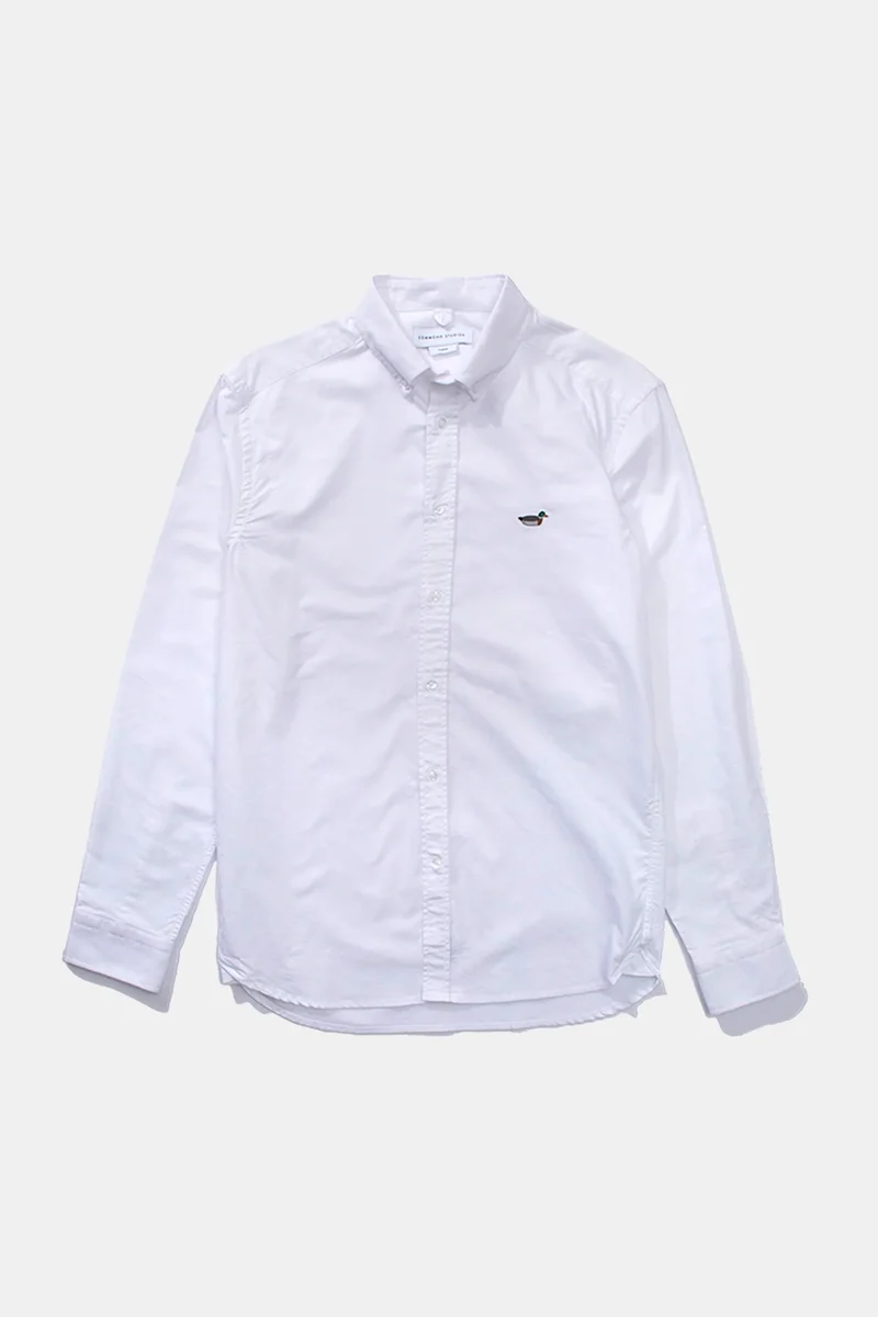 Edmmond Studios Chemise Oxford Duck Blanc
