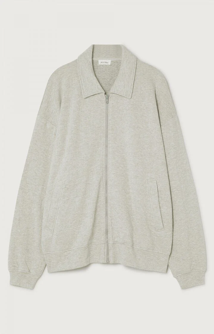 American vintage Sweatshirt Yatcastle Gris chine