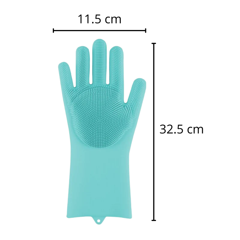 Gants de vaisselle en silicone à usages multiples