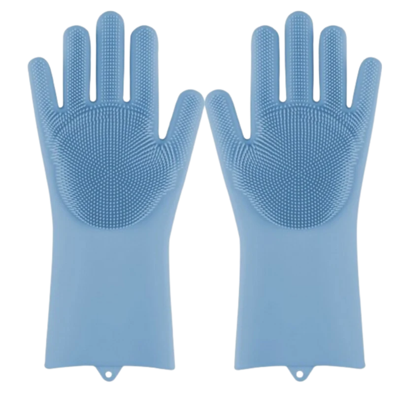 Gants de vaisselle en silicone à usages multiples
