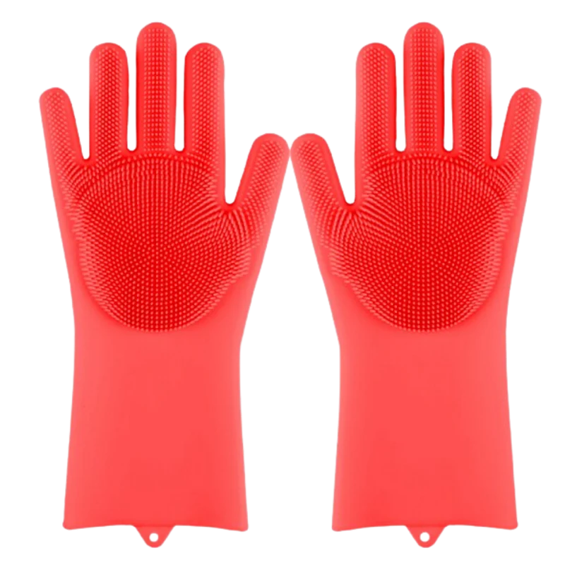 Gants de vaisselle en silicone à usages multiples