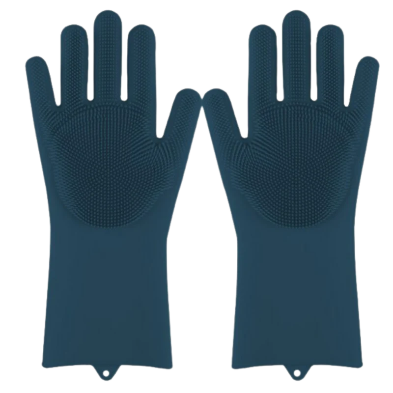 Gants de vaisselle en silicone à usages multiples