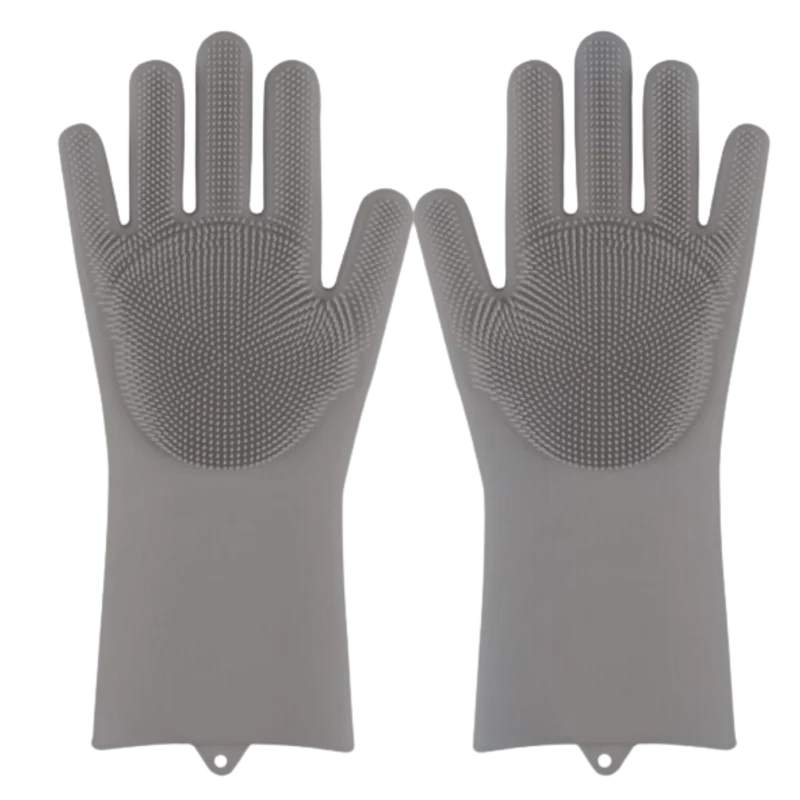 Gants de vaisselle en silicone à usages multiples