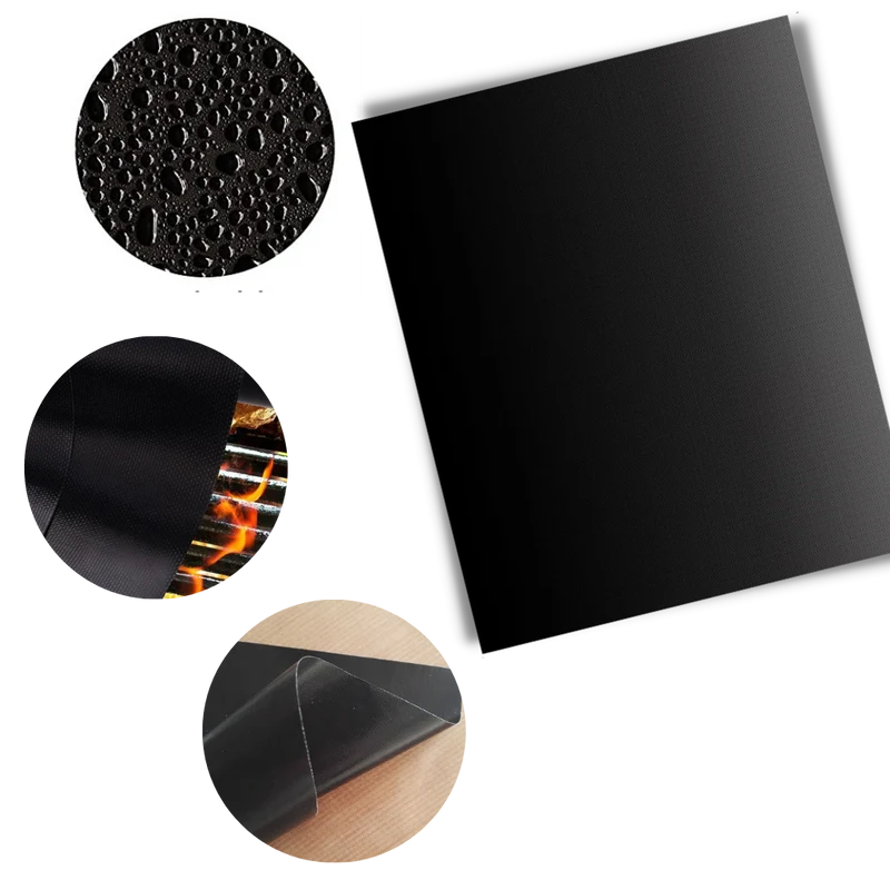 Tapis de cuisson anti-adhésif barbecue (5pcs)