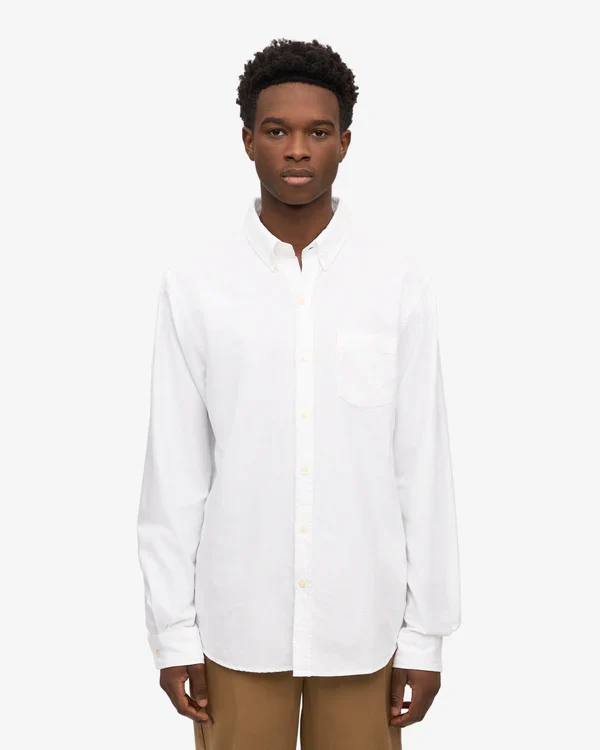 Colorful Standard Chemise Oxford Organic Optical white