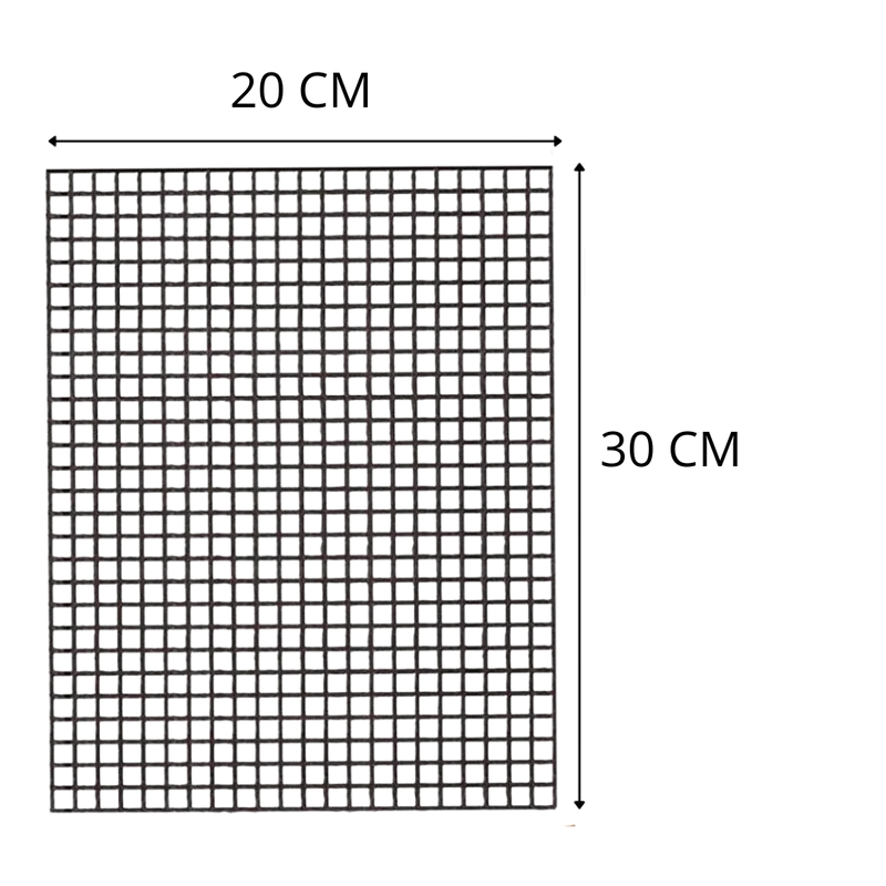 Grilles de cuisson anti-adhésives pour barbecue (5pcs)