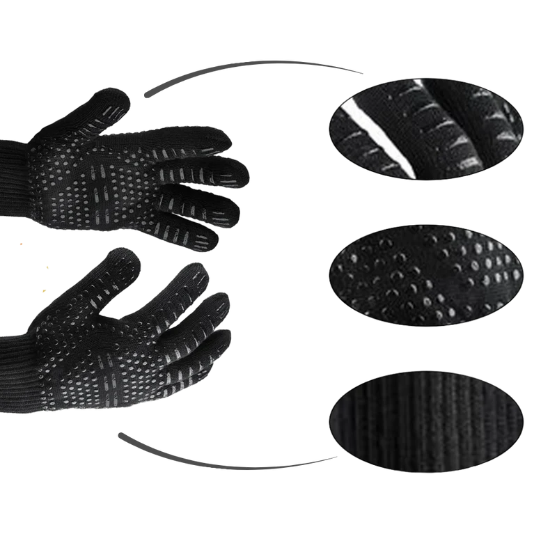 Gants pour barbecue résistant à la chaleur (1 paire)