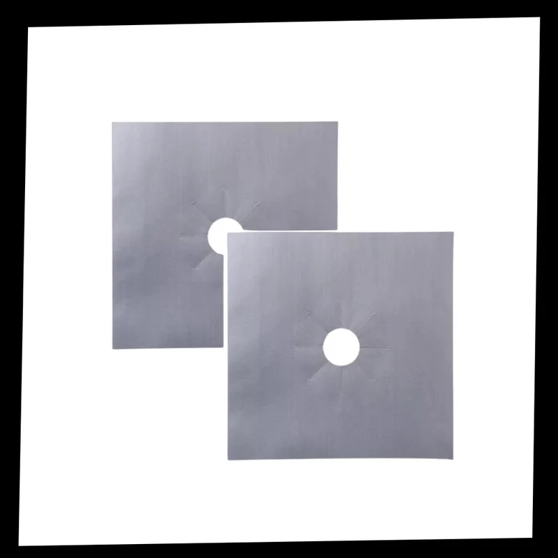 Couverture de protection pour cuisinière à gaz (lot de 2)