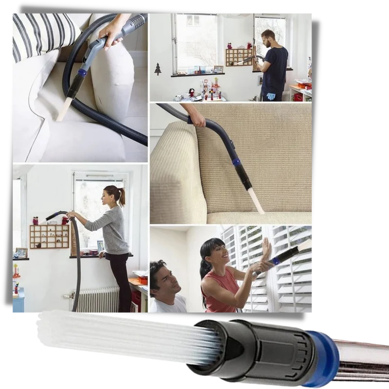 Embout d'aspirateur anti-poussière universel