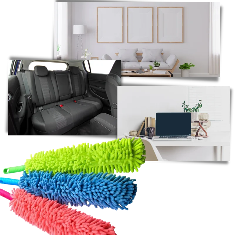 Plumeau flexible en microfibres