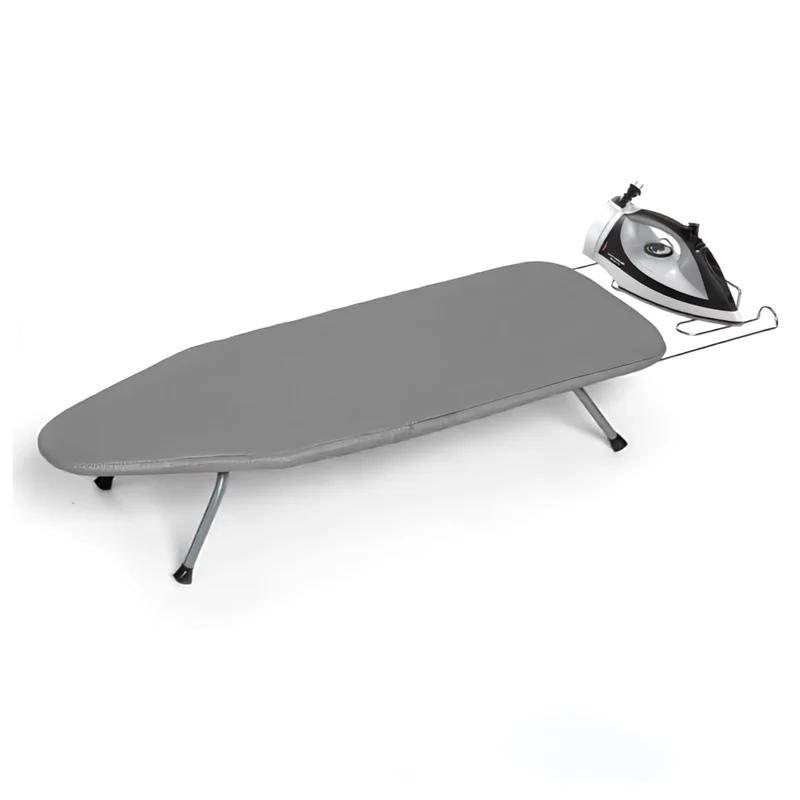 Faltbares Bügelbrett 81 × 30 cm | Kompakt für Reisen & kleine Räume | Mit Bügeleisenablage