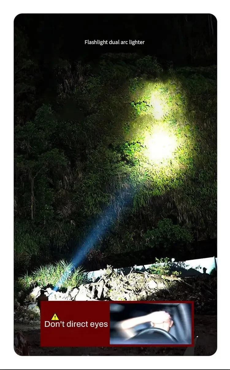 Langwellen Infrarot-Laserlicht 120W | 10x Strahl-Expander für Reichweite & Fokus | Mil-Spec Type III Harteloxierung