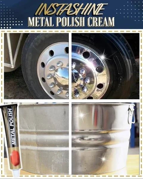 Metallpolitur Creme 1,8 oz | Entfernt Anlauf, Rost & Oxidation | Nicht scheuernd