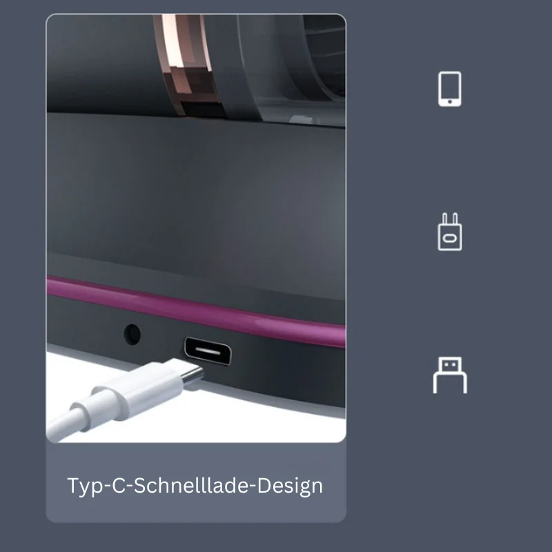 Kabelloser Matratzenreiniger | 10000 Pa Bettsauger mit UV-C-Licht, Vibration und 185-ml-Staubbehälter