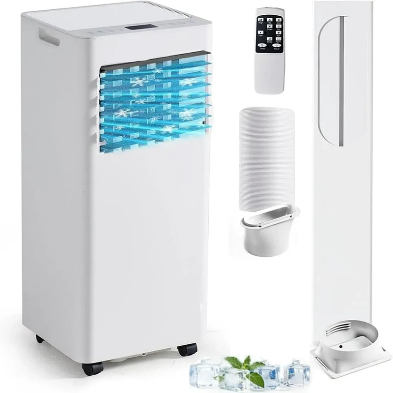 Climatiseur 3-en-1 24h, minuteur, Écran LED, appareil de climatisation, Climatiseur Mobile 9000 BTU