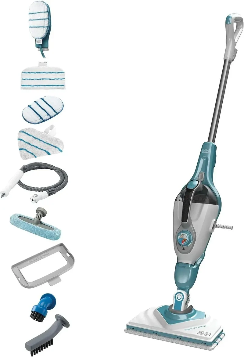 Black+Decker 2-en-1 BHSM166DSM-QS Accessoire pour appareil, vapeur, noir