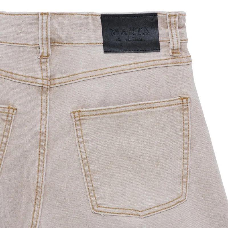 Marta Du Chateau - Mdchelle Jeans MDC236-JP9095 - Mocha