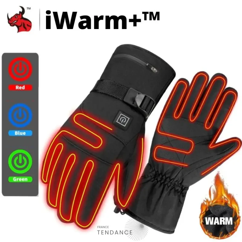 Gants électriques Chauffants Iwarm+™ | Double Batterie Lithium Intégrée