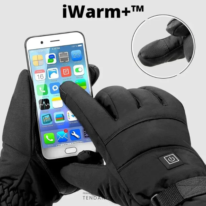 Gants électriques Chauffants Iwarm+™ | Double Batterie Lithium Intégrée