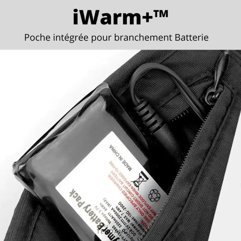 Gants électriques Chauffants Iwarm+™ | Double Batterie Lithium Intégrée