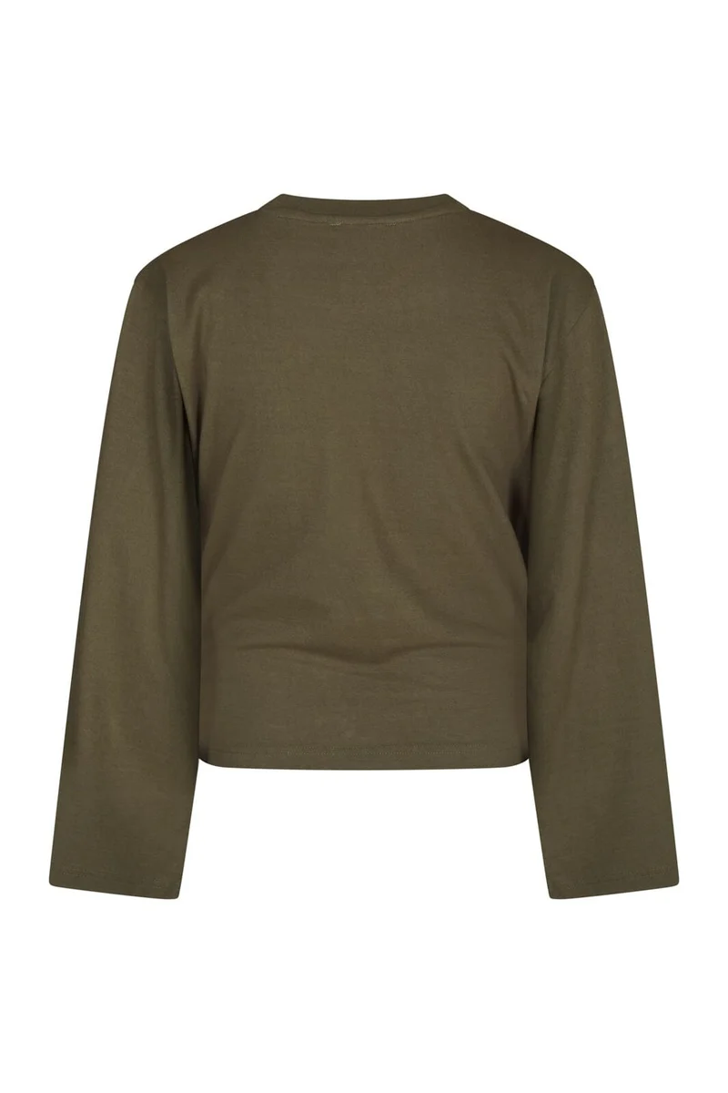 Neo Noir - Paska Boxy Long Tee 165973 - 151 - Army