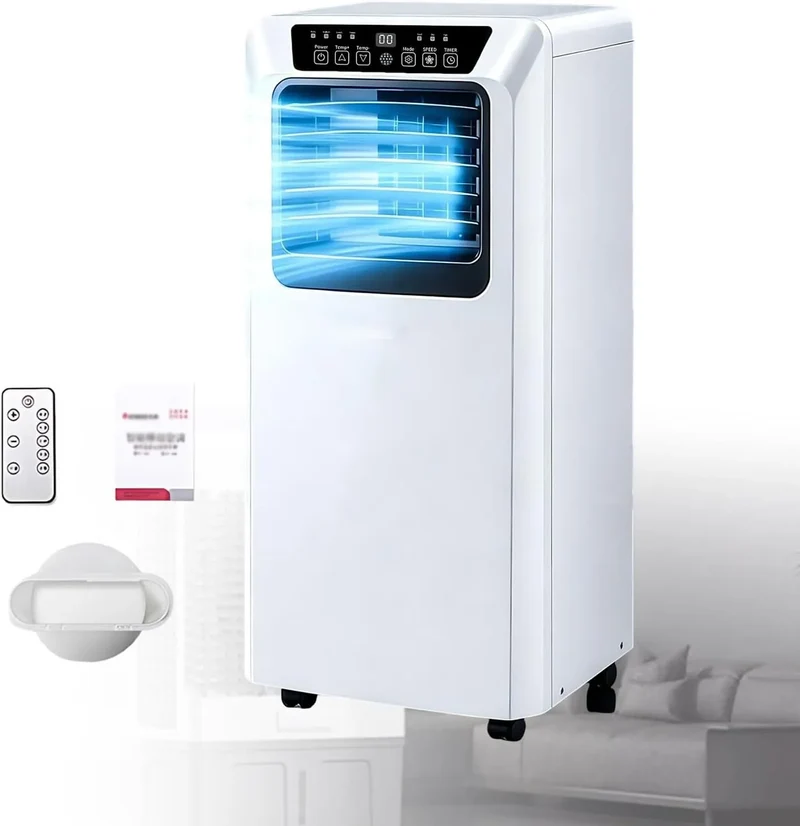 9000BTU Climatisation Mobile 7000/9000 BTU équipé de Minuterie 24 Heures