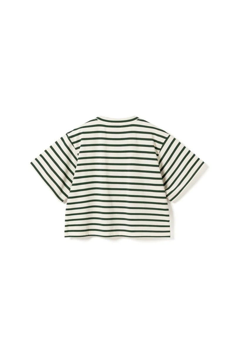 Noella - N-Maple T-Shirt 17260002 - 451 - Eton Ivory Green Stripe