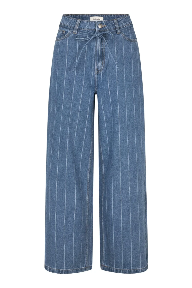 Modström - Isoldemd Jacquard Pants 58398 - 11966 - Jacquard Stripe
