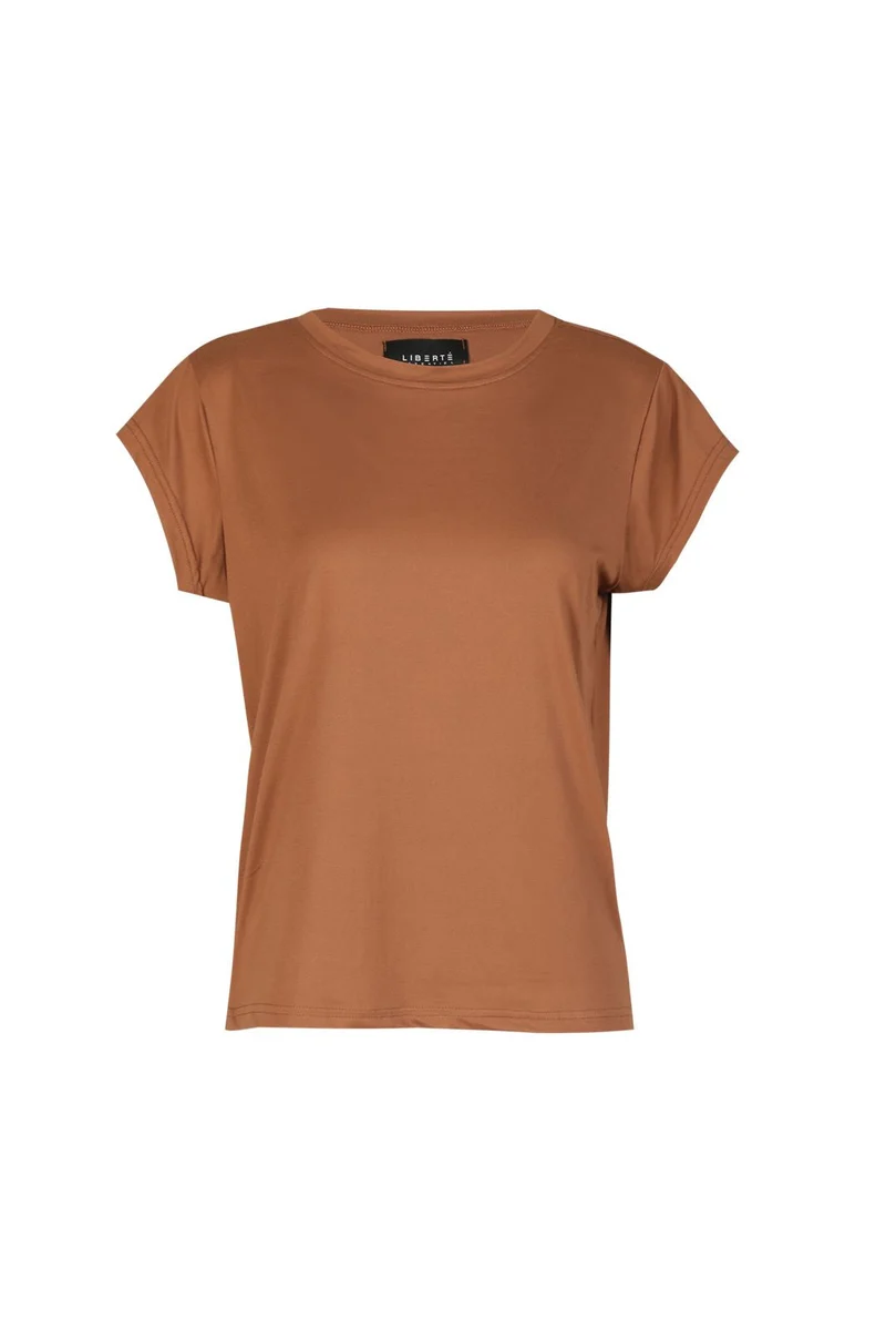 Liberte - Alma-U-Tshirt 9581 - Milk Chocolate