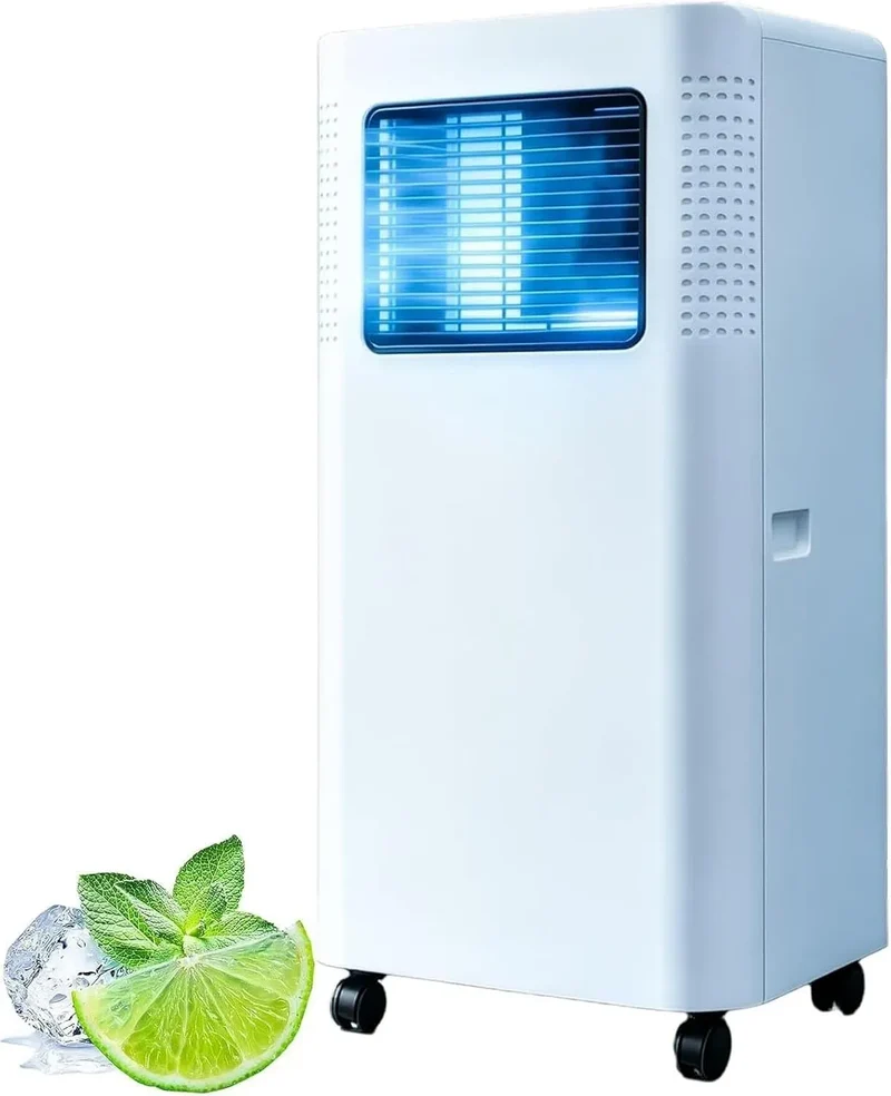 Climatiseur PAC 3 3-en-1, minuteur, silencieux, en-1 Silencieuse avec Déshumidificateur et Ventilateur, Écran LED, Minuterie 24H
