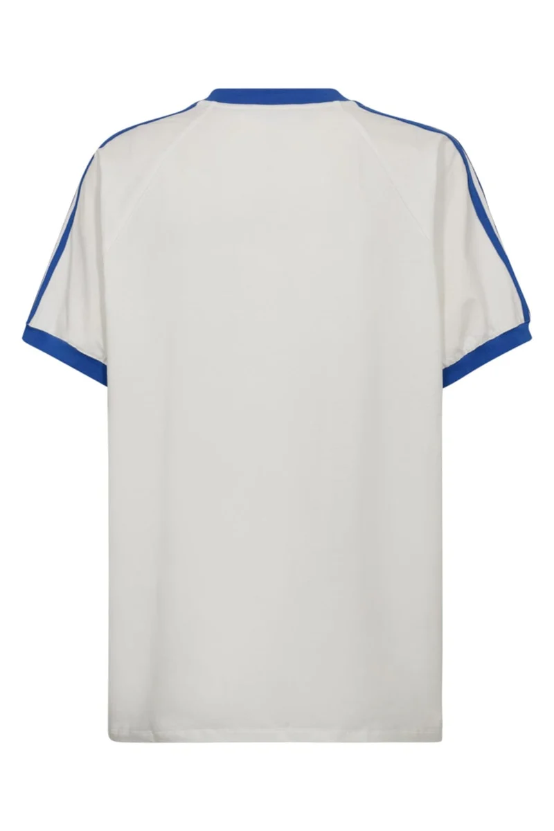 Co´Couture - Siaracc Oversize Sporty V-Tee 33140 - 11076 - Offwhitenewblue