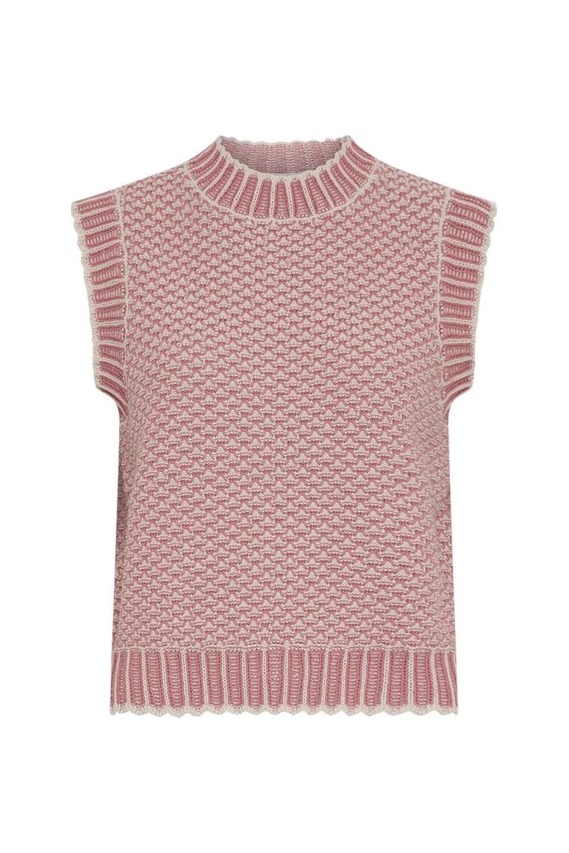 MSCH Copenhagen - Mschpilla Vest 18832 - Oatmeal F Rose