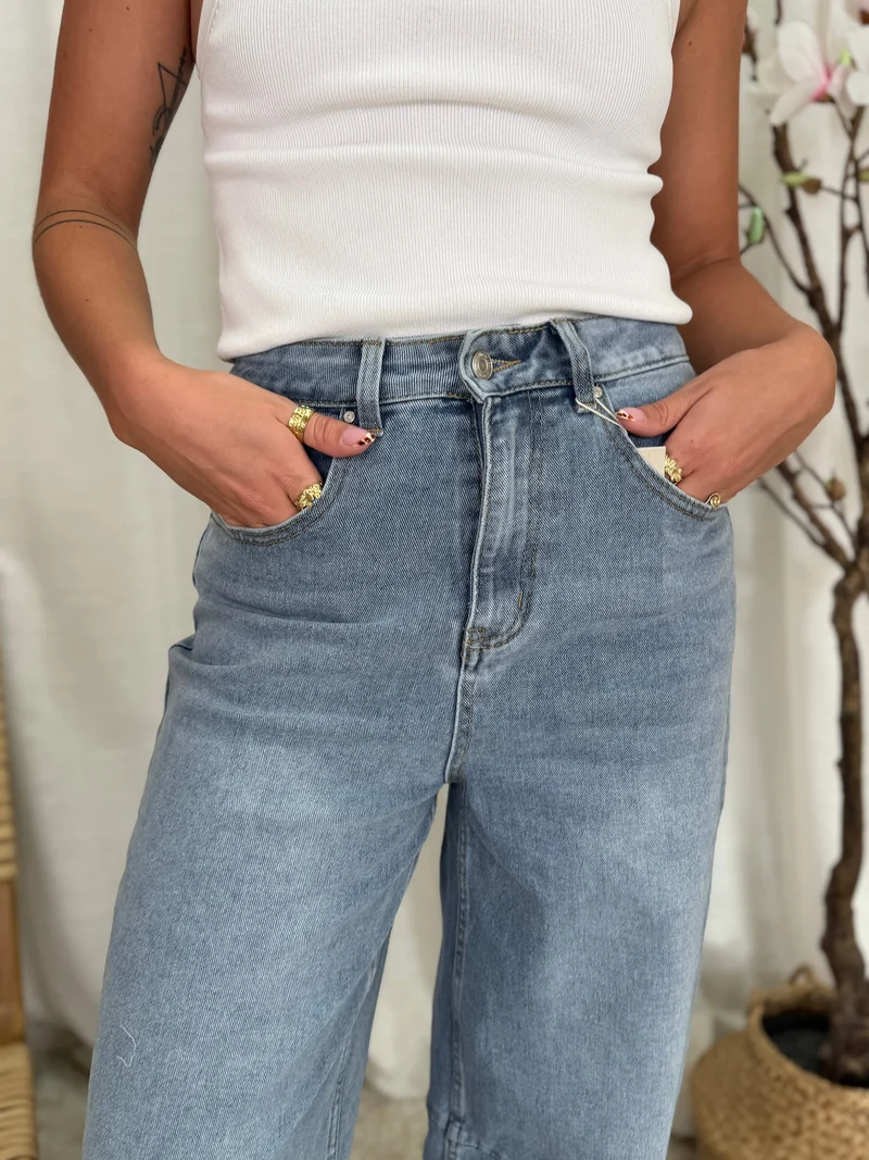 A-bee - Mathea G2333 - Medium Blue Denim