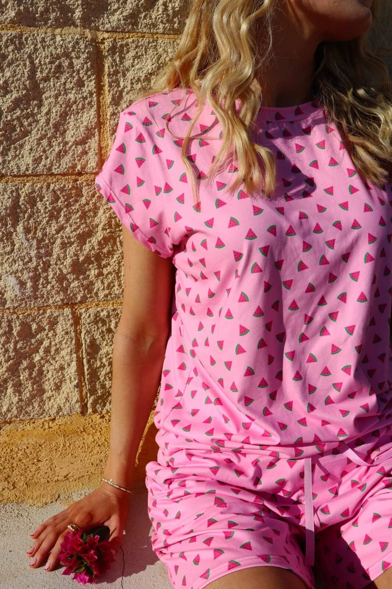 Liberte - Alma-U-Tshirt 9581 - Pink Watermelon
