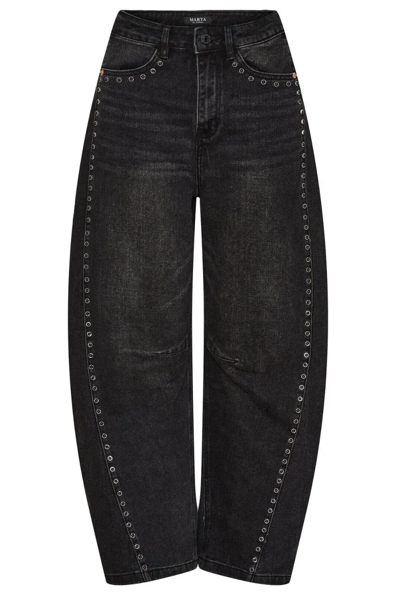 Marta Du Chateau - Cbitten Jeans MDC226-8605 - Black