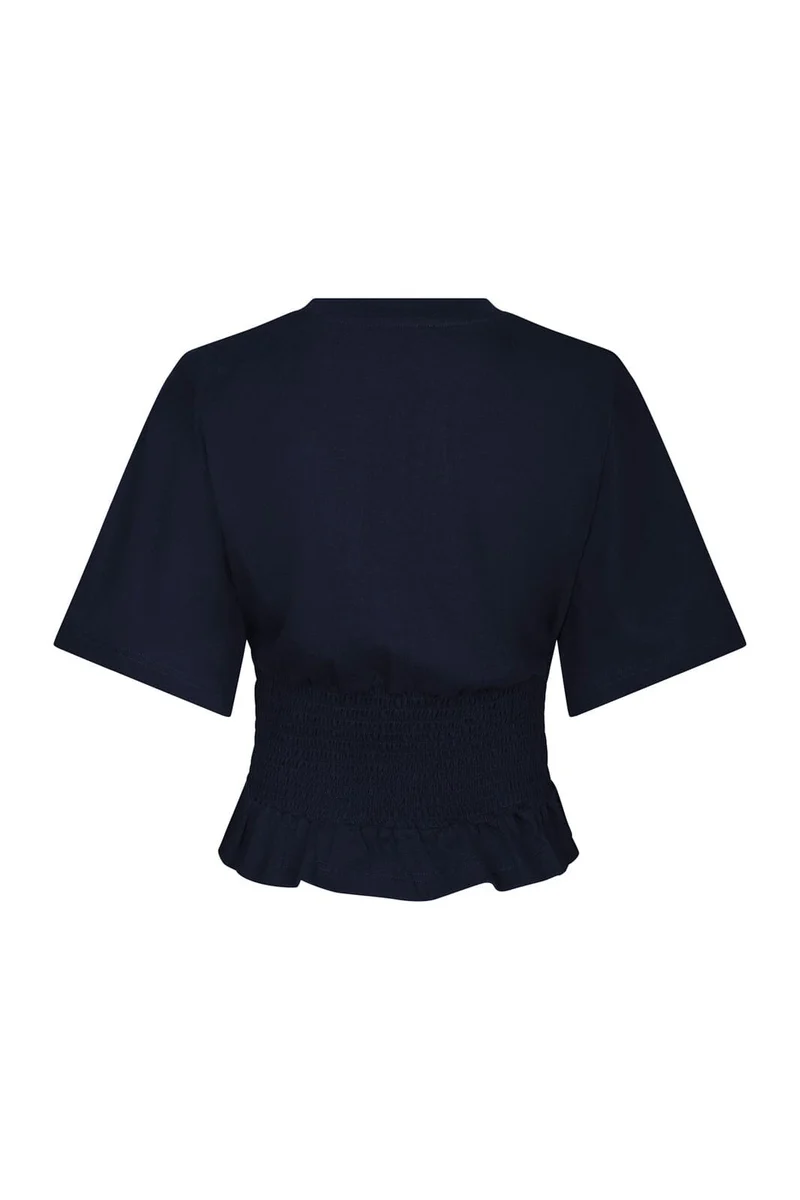 Neo Noir - Dray Boxy Smock Tee 165720 - 141 - Navy