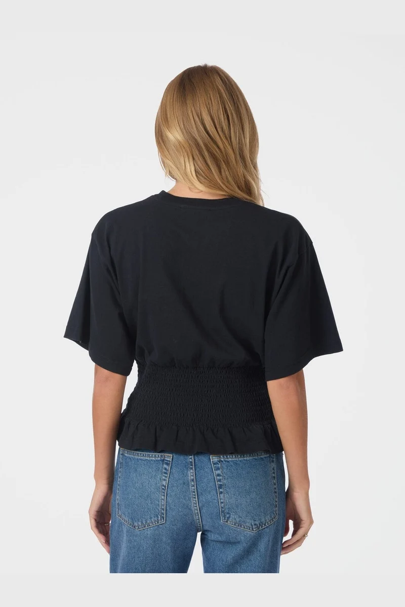 Neo Noir - Dray Boxy Smock Tee 165720 - 141 - Navy