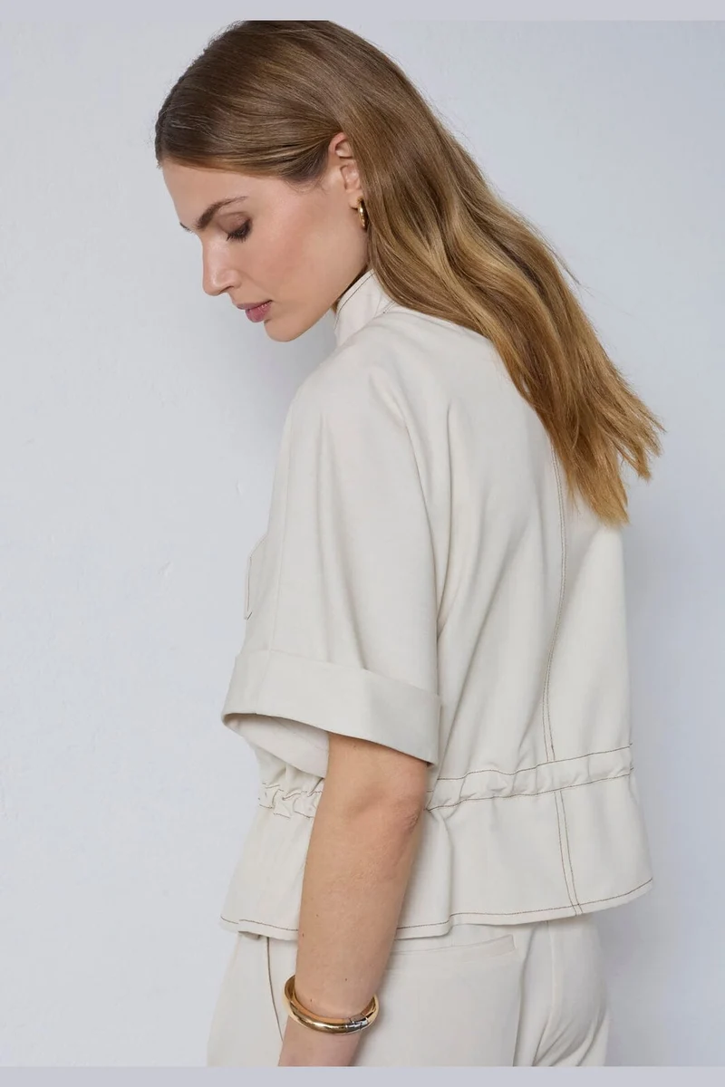 Co´Couture - Terrycc Vest 40036 - 320 - Bisquit